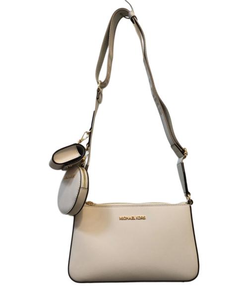 MICHAEL KORS（マイケル・コース）MICHAEL KORS (マイケル・コース) ショルダーバッグ ホワイトの古着・服飾アイテム