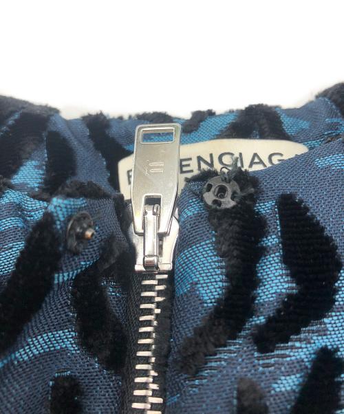 BALENCIAGA（バレンシアガ）BALENCIAGA (バレンシアガ) ノースリーブ・キャミソールワンピース ブルー サイズ:36の古着・服飾アイテム