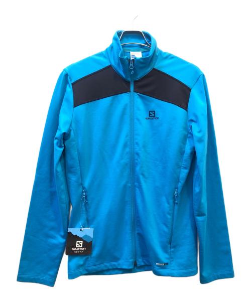 SALOMON（サロモン）SALOMON (サロモン) ジップジャケット ブルー×ブラック サイズ:M 未使用品の古着・服飾アイテム