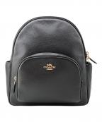 COACHコーチ）の古着「レザーリュック」｜ブラック