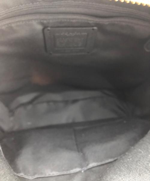 COACH（コーチ）COACH (コーチ) レザーリュック ブラックの古着・服飾アイテム
