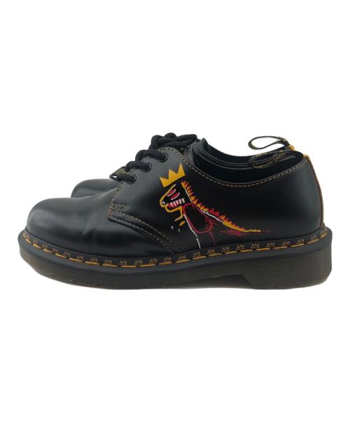 Dr.Martens（ドクターマーチン）Dr.Martens (ドクターマーチン) 3ホールシューズ	バスキア ブラック サイズ:5の古着・服飾アイテム