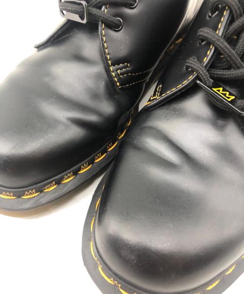 Dr.Martens（ドクターマーチン）Dr.Martens (ドクターマーチン) 3ホールシューズ	バスキア ブラック サイズ:5の古着・服飾アイテム