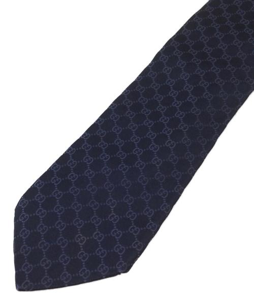 GUCCI（グッチ）GUCCI (グッチ) ネクタイ ネイビー サイズ:不明の古着・服飾アイテム