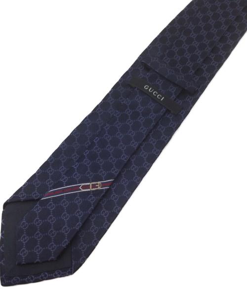 GUCCI（グッチ）GUCCI (グッチ) ネクタイ ネイビー サイズ:不明の古着・服飾アイテム