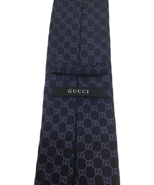 GUCCI（グッチ）GUCCI (グッチ) ネクタイ ネイビー サイズ:不明の古着・服飾アイテム