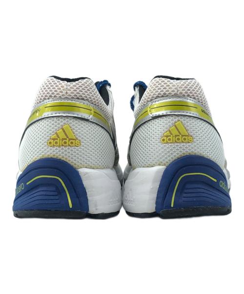 adidas（アディダス）adidas (アディダス) スポーツシューズ　adizero ホワイト×イエロー サイズ: 26cmの古着・服飾アイテム