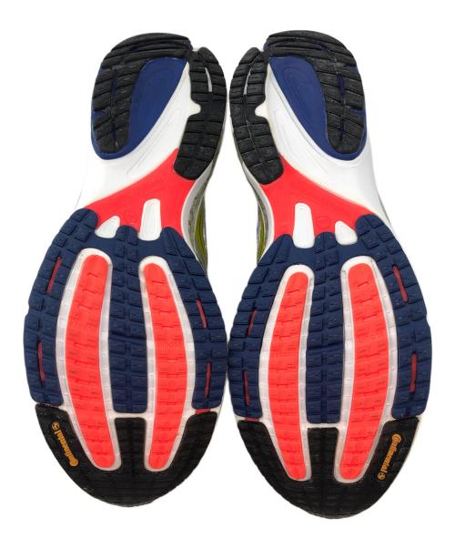 adidas（アディダス）adidas (アディダス) スポーツシューズ　adizero ホワイト×イエロー サイズ: 26cmの古着・服飾アイテム