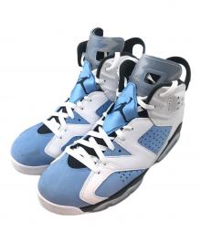 NIKE（ナイキ）の古着「ハイカットスニーカー　AIR JORDAN 6 RETRO」｜スカイブルー×ホワイト