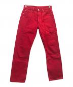 LEVI'Sリーバイス）の古着「デニムパンツ」｜レッド