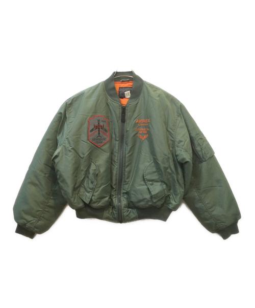 AVIREX（アヴィレックス）AVIREX (アヴィレックス) MA-1ジャケット グリーン サイズ:Lの古着・服飾アイテム