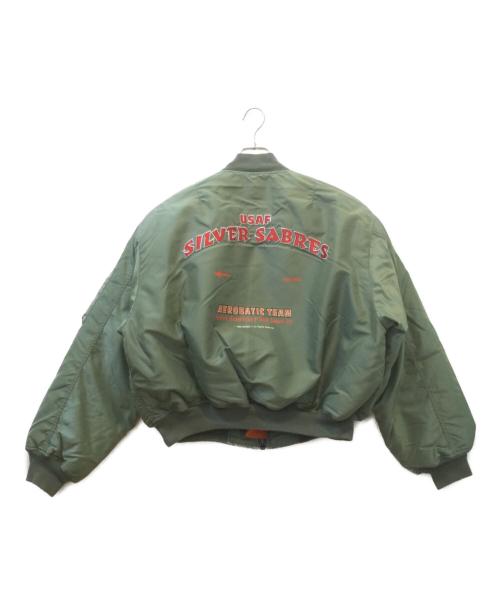 AVIREX（アヴィレックス）AVIREX (アヴィレックス) MA-1ジャケット グリーン サイズ:Lの古着・服飾アイテム