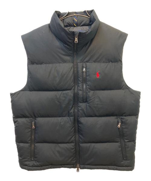 POLO RALPH LAUREN（ポロ・ラルフローレン）POLO RALPH LAUREN (ポロ・ラルフローレン) ダウンベスト ブラック サイズ:Ｌの古着・服飾アイテム