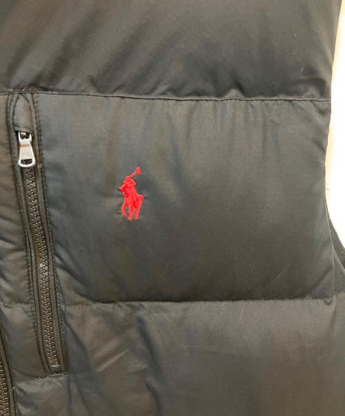 POLO RALPH LAUREN（ポロ・ラルフローレン）POLO RALPH LAUREN (ポロ・ラルフローレン) ダウンベスト ブラック サイズ:Ｌの古着・服飾アイテム
