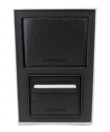 EMPORIO ARMANI（エンポリオ アルマーニ）の古着「ウォレット＆カードホルダー」｜ブラック