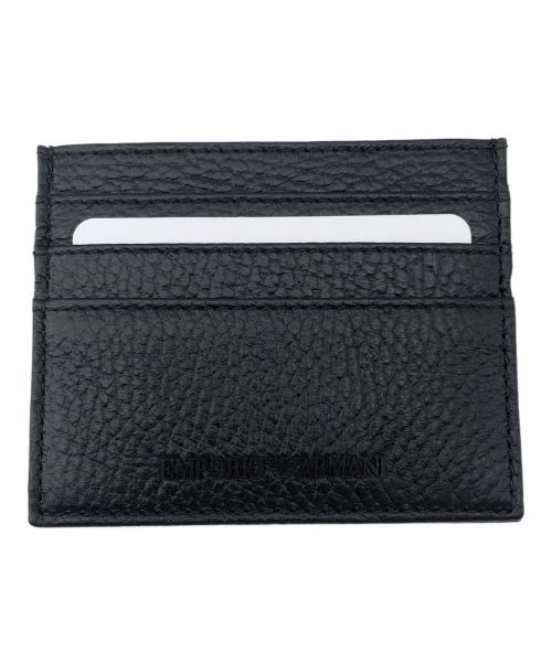 EMPORIO ARMANI（エンポリオ アルマーニ）EMPORIO ARMANI (エンポリオ アルマーニ) ウォレット＆カードホルダー ブラック 未使用品の古着・服飾アイテム