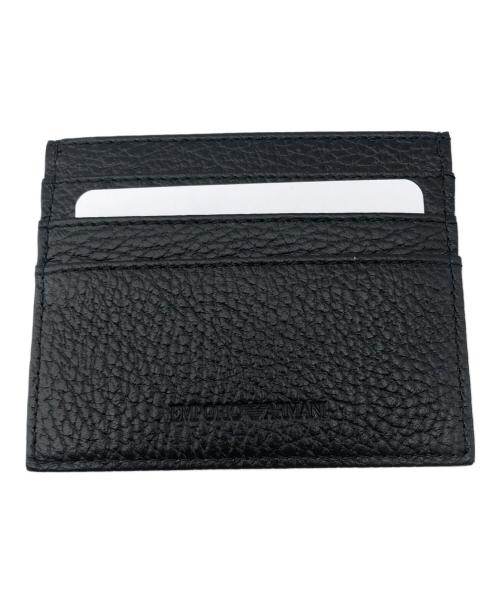 EMPORIO ARMANI（エンポリオ アルマーニ）EMPORIO ARMANI (エンポリオ アルマーニ) ウォレット＆カードホルダー ブラック 未使用品の古着・服飾アイテム