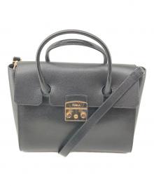FURLA（フルラ）の古着「2WAYショルダーバッグ」｜ブラック
