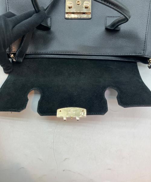 FURLA（フルラ）FURLA (フルラ) 2WAYショルダーバッグ ブラックの古着・服飾アイテム