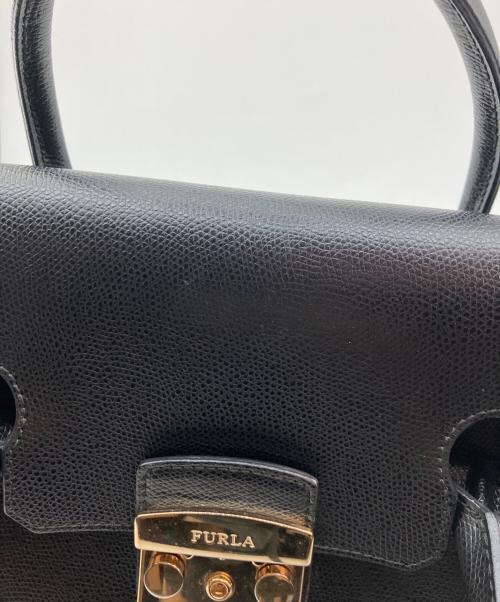 FURLA（フルラ）FURLA (フルラ) 2WAYショルダーバッグ ブラックの古着・服飾アイテム