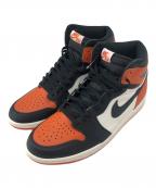 NIKEナイキ）の古着「Air Jordan 1 Retro High OG」｜オレンジ×ブラック