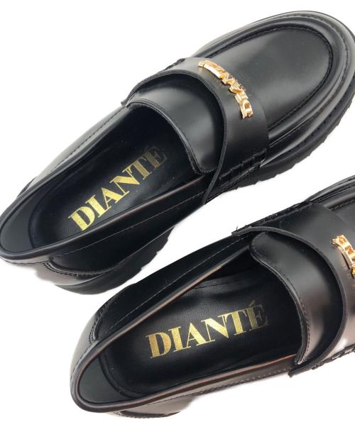 DIANTE（ディアンテ）DIANTE (ディアンテ) 厚底ローファー ブラック サイズ:Lの古着・服飾アイテム