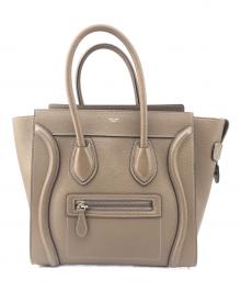 CELINE（セリーヌ）の古着「ハンドバッグ」｜ベージュ