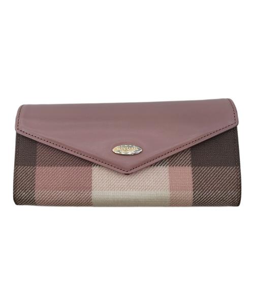 BURBERRY BLUE LABEL（バーバリー ブルー レーベル）BURBERRY BLUE LABEL (バーバリー ブルー レーベル) 長財布 ベージュの古着・服飾アイテム