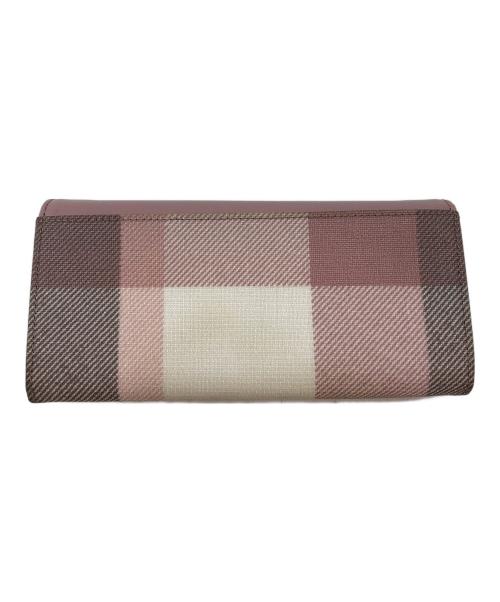 BURBERRY BLUE LABEL（バーバリー ブルー レーベル）BURBERRY BLUE LABEL (バーバリー ブルー レーベル) 長財布 ベージュの古着・服飾アイテム