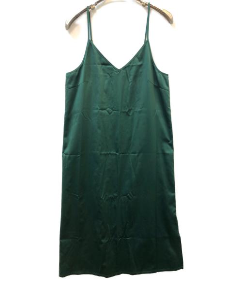 Snidel（スナイデル）Snidel (スナイデル) ノースリーブワンピース グリーン サイズ:FREEの古着・服飾アイテム