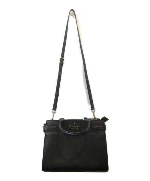 Kate Spade（ケイトスペード）Kate Spade (ケイトスペード) 2WAYショルダーバッグ ブラックの古着・服飾アイテム