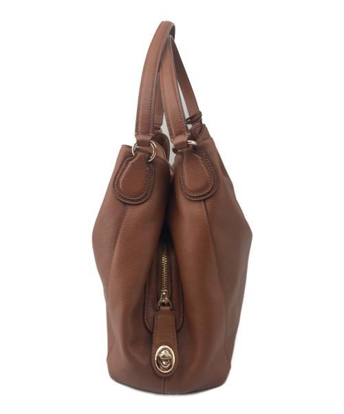 COACH（コーチ）COACH (コーチ) ハンドバッグ ブラウンの古着・服飾アイテム