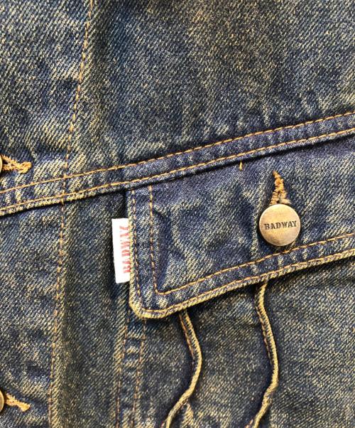 BADWAY（バッドウェイ）badway (バッドウェイ) デニムジャケット インディゴ サイズ:Ｍの古着・服飾アイテム