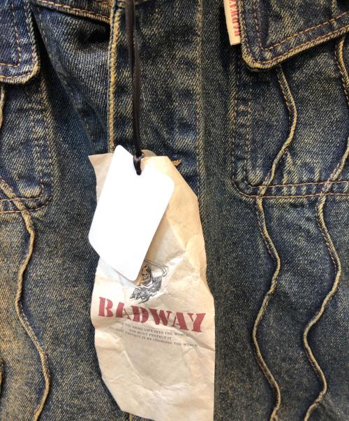 BADWAY（バッドウェイ）badway (バッドウェイ) デニムジャケット インディゴ サイズ:Ｍの古着・服飾アイテム