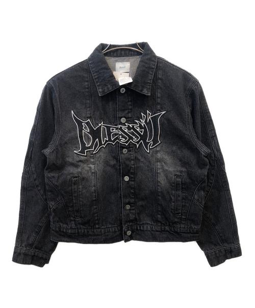 BLESS U（ブレスユー）bless U (ブレスユー) デニムジャケット ブラック サイズ:Ｌの古着・服飾アイテム