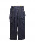 COMBAT TROUSERS ROYAL NAVYコンバットトラウザーズロイヤルネイビー）の古着「カーゴパンツ」｜ネイビー
