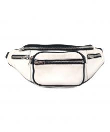ALEXANDER WANG（アレキサンダー・ワン）の古着「ボディーバッグ　ATTICA MINI FANNY PACK」｜ホワイト×ブラック
