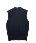 FRED PERRY (フレッドペリー) ベスト ネイビー×ホワイト サイズ:M：5000円