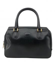 GUCCI（グッチ）の古着「レザーハンドバッグ」｜ブラック