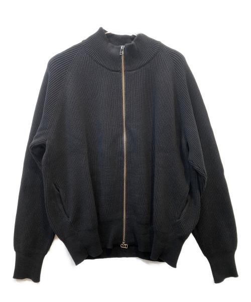 crepuscule（クレプスキュール）crepuscule (クレプスキュール) 薄手ニット ブラック サイズ:Ｆの古着・服飾アイテム