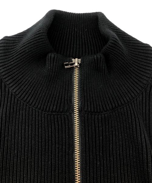 crepuscule（クレプスキュール）crepuscule (クレプスキュール) 薄手ニット ブラック サイズ:Ｆの古着・服飾アイテム