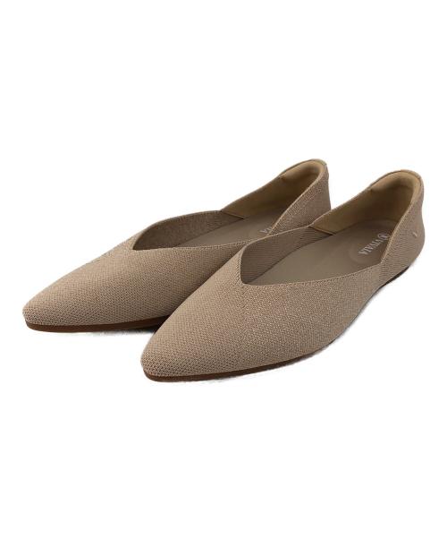 VIVAIA（ビバイア）VIVAIA (ビバイア) フラットシューズ ベージュ サイズ:39.5の古着・服飾アイテム