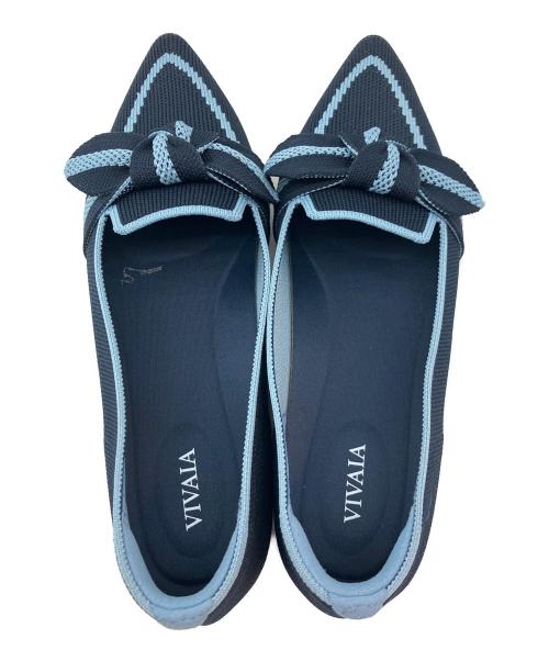 VIVAIA（ビバイア）VIVAIA (ビバイア) フラットパンプス ネイビー サイズ:37の古着・服飾アイテム