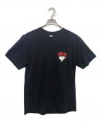 stussyステューシー）の古着「半袖Tシャツ」｜ブラック