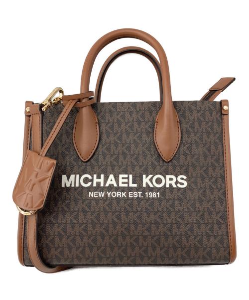 MICHAEL KORS（マイケルコース）MICHAEL KORS (マイケルコース) 2WAYショルダーバッグ ブラウン サイズ:記載なしの古着・服飾アイテム