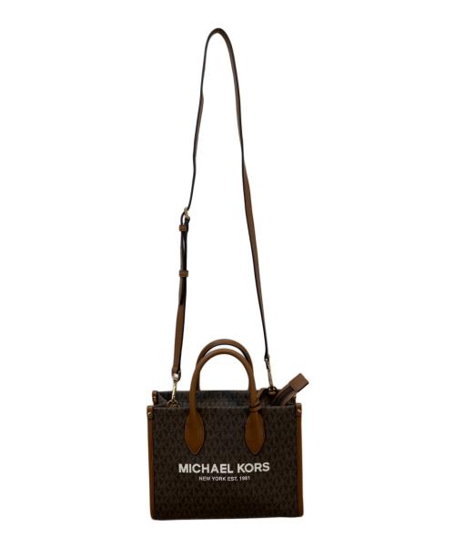 MICHAEL KORS（マイケルコース）MICHAEL KORS (マイケルコース) 2WAYショルダーバッグ ブラウン サイズ:記載なしの古着・服飾アイテム
