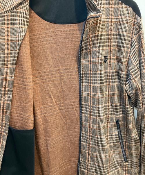 BLACK LABEL CRESTBRIDGE（ブラックレーベル クレストブリッジ）BLACK LABEL CRESTBRIDGE (ブラックレーベル クレストブリッジ) ジップジャケット ブラウン サイズ:Lの古着・服飾アイテム