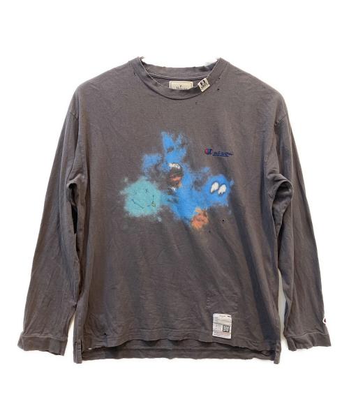 Maison MIHARA YASUHIRO（メゾン ミハラ ヤスヒロ）Maison MIHARA YASUHIRO (メゾン ミハラ ヤスヒロ) 長袖カットソー グレー サイズ:48の古着・服飾アイテム