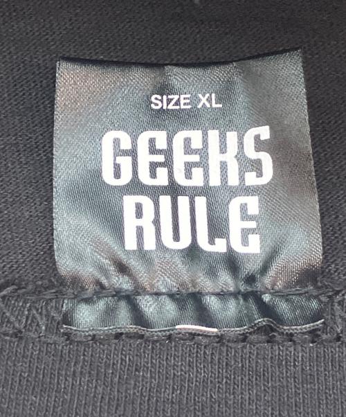 GEEKS RULE（ギークスルール）GEEKS RULE (ギークスルール) HUNTER×HUNTER (ハンターハンター) プリントTシャツ ブラック サイズ:XLの古着・服飾アイテム
