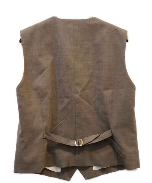 ebure（エブール）EBURE (エブール) ジレ ベージュ サイズ:36の古着・服飾アイテム